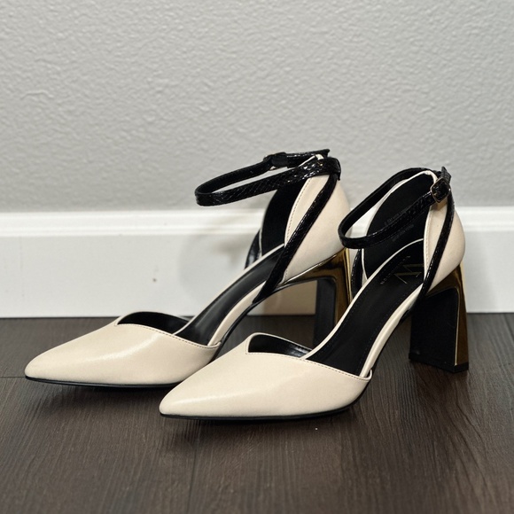 ✨ Worthington Lambert Women’s Pointed Closed Toe Flared Heel Pumps ✨ Size 6.5 - Picture 7 of 11